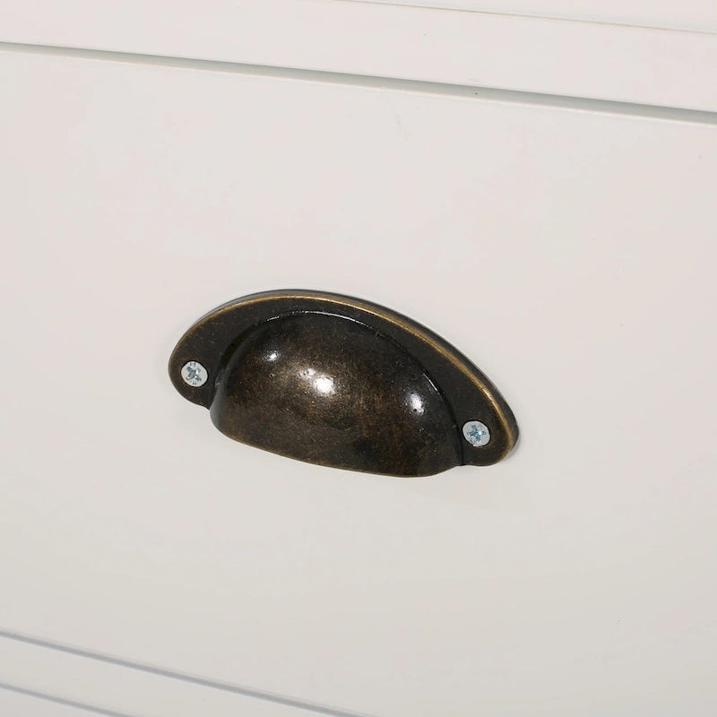 Moderner Küchenwagen aus Gummibaumholz mit Rollen