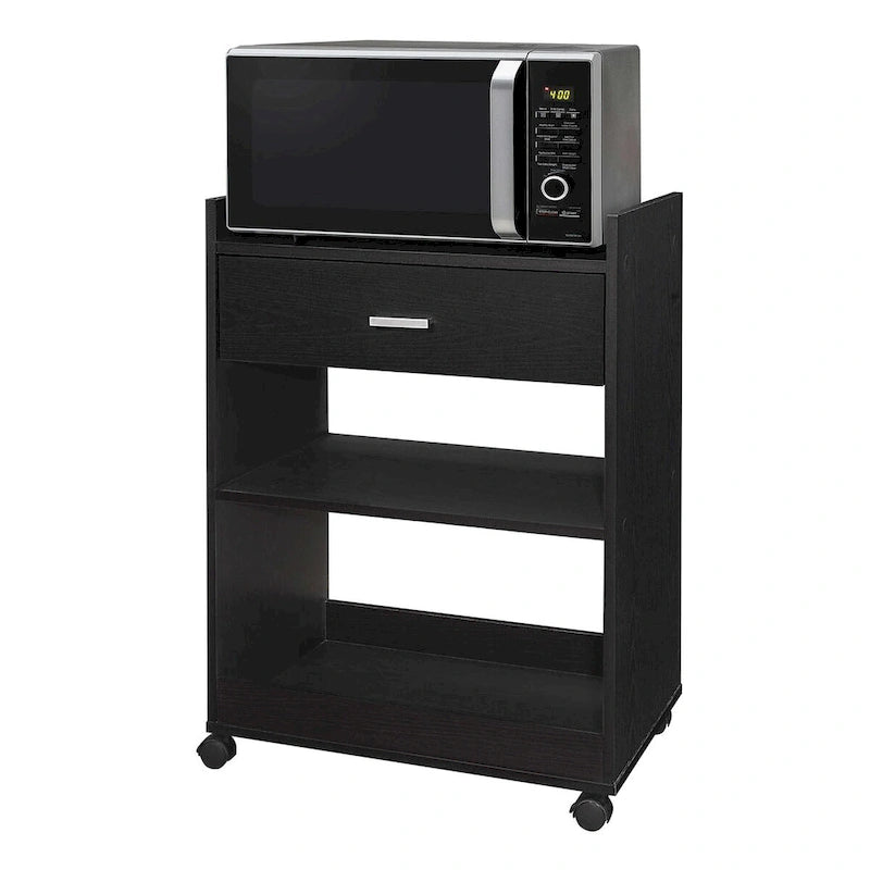 Microwave Cart with Drawer & 2 Shelves
